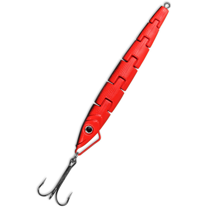 Риболовля Storfisk та інше. Джиги для лову в Норвегії, Ісландії та Балтійському морі (100 г, 150 г, 300 г) з потрійним гачком, морські джиги, 6 предметів, секційні для риболовлі, чорно-червоні, 300 грамів