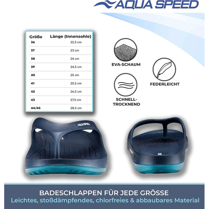 Сандалі для ванни Aqua Speed для жінок та чоловіків Нековзні шльопанці Жіночі шльопанці Чоловічі сандалі для душу Капці для ванни Капці для ванни Сандалі для душу Басейн Басейн Сауна 41 EU Alcano Blue Alcano