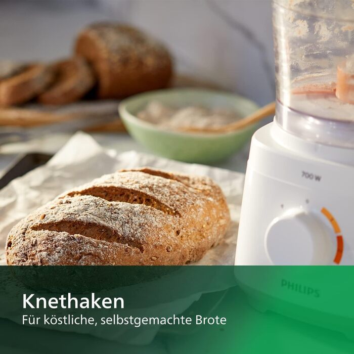 Кухонний комбайн Philips Daily Collection HR7310/00 (700 Вт, 16 функцій, чаша 2 л, диск 2-в-1), білий