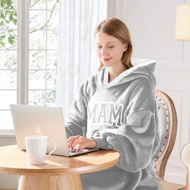 Подарунки для мами, Плед з худі для найкращої мами, Подарунки на День матері, Подарунок на день народження мами, Подарунок на День матері, Різдво