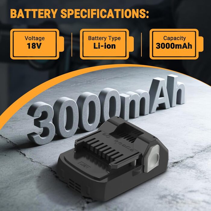 Зарядний пристрій Shentec 3000mAh для літій-іонного акумулятора, сумісний з акумулятором Hitachi 18V 339782 BSL1830C BSL1815 шт. BSL1815S BSL1830 330139 330557 для Hitachi 18V зарядний пристрій