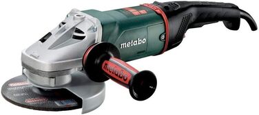 Кутова шліфувальна машина Metabo WE 22-180 MVT (606463000) Картонна коробка, 2200 Вт, Ø диска 180 мм, швидкість холостого ходу 850