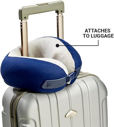 Подушка для шиї GoTravel Memory Dreamer 25 см світло-блакитна