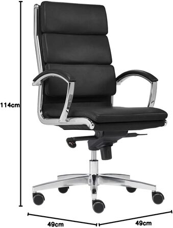 Мрія Преміальне офісне крісло для здоров&39я хребта та активного сидіння - Зроблено в Німеччині вкл. підлокітники, зручне сидіння та синхронізований механізм нахилу до 125 кг (чорне, килимові ролики) Чорні килимові ролики