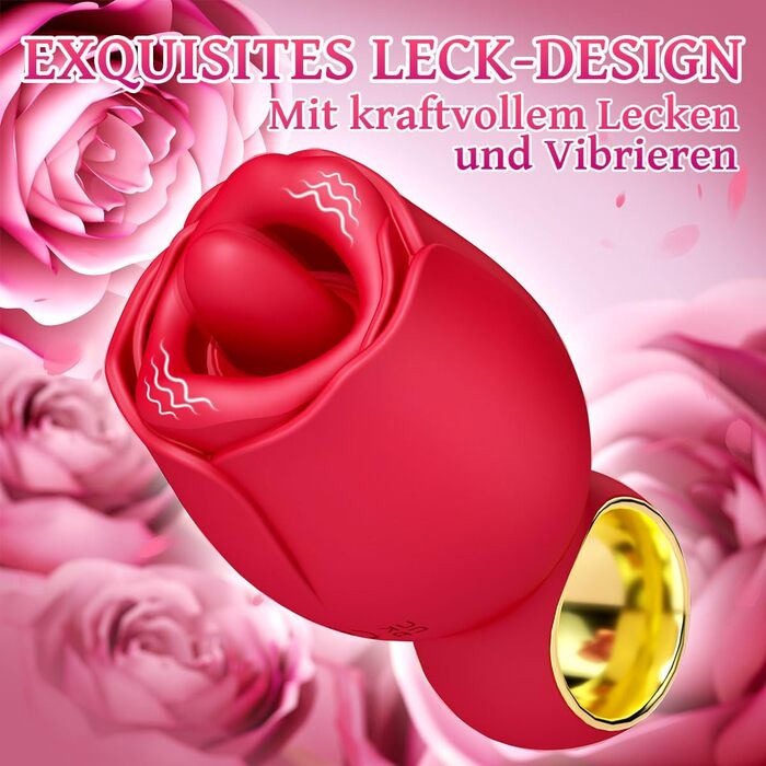 Вібратор для жінок Aomjauy, з функцією «лизання язиком», 8 режимів вібрації