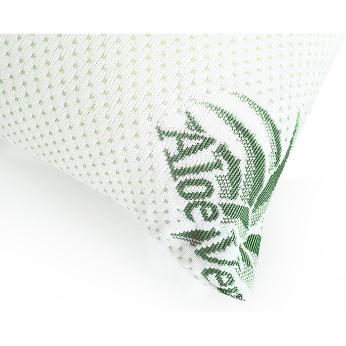 Ергономічна подушка Mister Sandman з піни з ефектом пам&39яті 40x80 см, віскозна подушка, ідеально підходить для сну на животі, спині та боці, подушка для підтримки шиї з чохлом з алое вера, 40 x 80 см