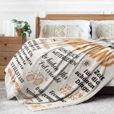 Подарунок на пенсію для жінок, Персоналізована ковдра для подарунка на пенсію, Подарунки для пенсіонерів, Подарунки для жінок та чоловіків - Подарунок на пенсію - Пенсія - 62 x 52 дюйми