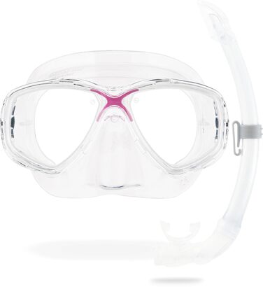 Комбінований набір Marea Маска Сноркель Мексика Дайвінг та сноркелінг Uni Clear/Pink