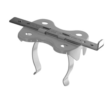 Комплект із 2 кронштейнів Maxi GR для чавунних радіаторів з 46 ребрами Монтаж без свердління Для полиць радіаторів шириною від 20 до 25 см