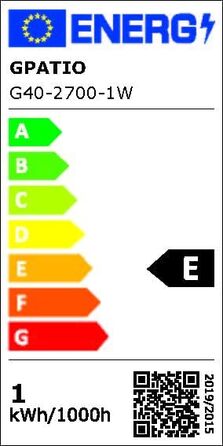 Світлодіодні казкові вогні GPATIO на відкритому повітрі, 18M казкові вогні на відкритому повітрі з 30 Теплі білі пластикові лампоч