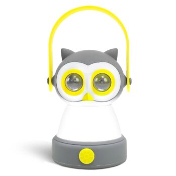 Світлодіодний кемпінговий ліхтарик з тваринним дизайном, дитячий ліхтарик-ліхтарик з совою, подарунок на день народження або дитячі вечірки, Різдво, вік 6 (батарейки не входять до комплекту) Сова