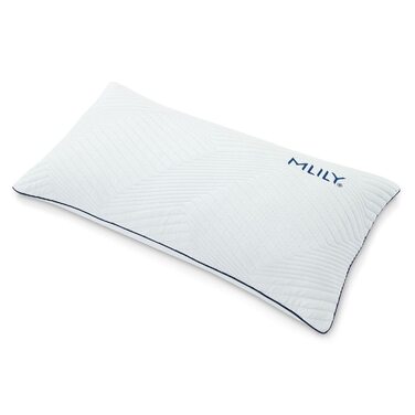 Подушка MLILY від Bestschlaf Lono, зручна в&39язкоеластична подушка розміру XXL, універсальне використання, знімний чохол Seaqual, який можна прати, сертифікована Oeko-Tex та CertiPur