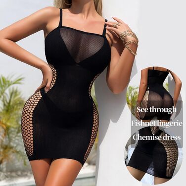 Жіноче сітчасте міні-плаття RUIBAVYA, сексуальне, еластичне, універсальний розмір