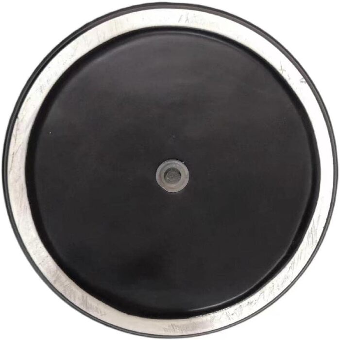 Круглий керамічний горщик для рослин Storeo Basics з ребристим покриттям, 20,3 см, чорний, одинарний (20,3 см) чорний