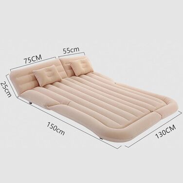 Автомобільний матрац для BMW 3 серії E90 E91 M-Tech 2005-2008, портативний комфортний автомобільний надувний матрац, надувний матрац для багажника, автомобільні аксесуари, синій (звичайний синій)