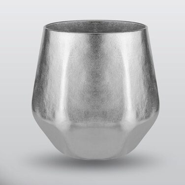 Двостінна титанова ізольована чашка для пиття, місткістю 240 мл, для кемпінгу, пікніків та домашнього використання, срібляста