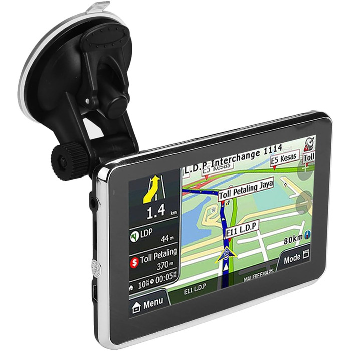 Дюймовий сенсорний екран для автомобіля, GPS-навігація з DDR256M 8G MP3 FM, карта Європи, універсальний GPS-навігатор, 5-