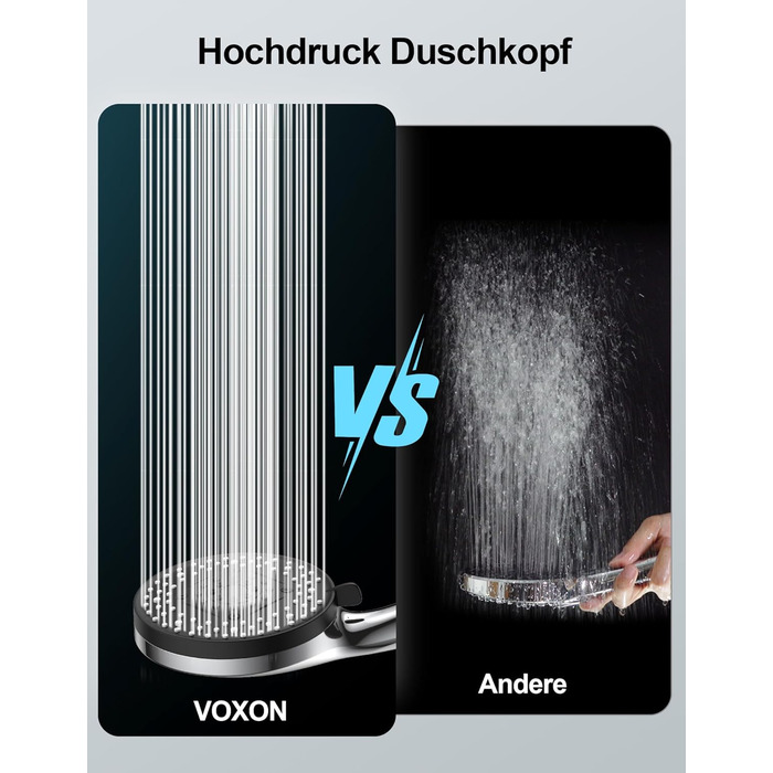 Лійка для душу високого тиску з 10 режимами, водозберігаюча душова лійка, лійка для підвищення тиску води, потужний струмінь для очищення ванни, плитки, домашніх тварин. Лійка для душу (10 режимів)