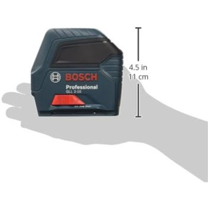 Лінійний лазерний рівень Bosch Professional GLL 2-10