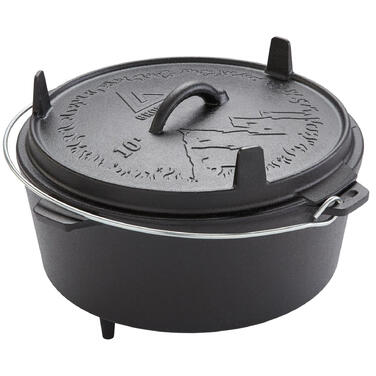 Казан з кришкою Groenberg Askja Pot 33 cm / 10 L Black (266018)