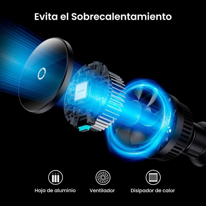 Магнітний автомобільний тримач для мобільного телефону Baseus MagPro 15W (чорний)