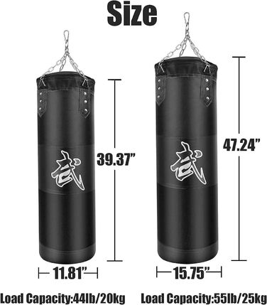 Важкий боксерський мішок для дорослих підлітків дітей з боксерською грушею в приміщенні / саду Набір боксерської груші з боксерськ