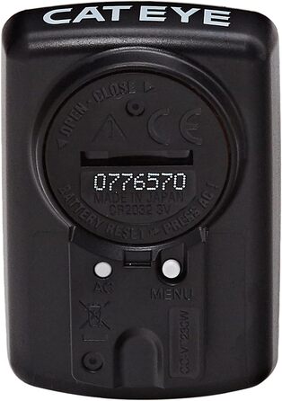 Велокомп'ютер Cateye Velo Wireless, Бездротовий, Водовідштовхувальний, Пластик, Чорний