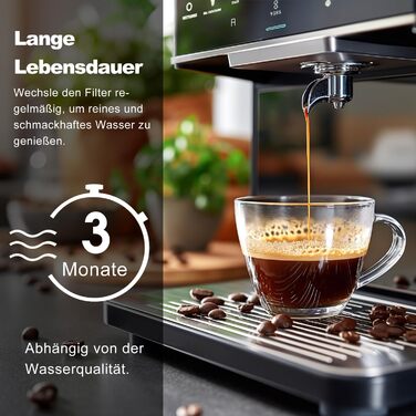 Фільтр для води ARETHONE для Philips AquaClean CA6903/10 CA6903/22 CA6707/20, сумісний із повністю автоматичним фільтром для кавоварки Saeco та Philips Latte Go, зменшує домішки (10 шт.)