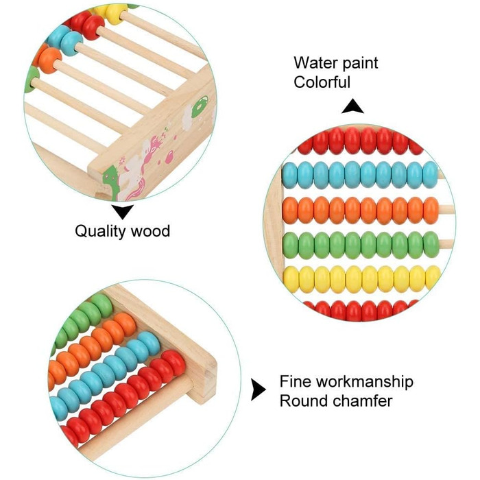 Рахівниця, дерев&39яна логарифмічна лінійка, дерев&39яна дитяча іграшка, іграшка Монтессорі, математика зі 100 дерев&39яними намис
