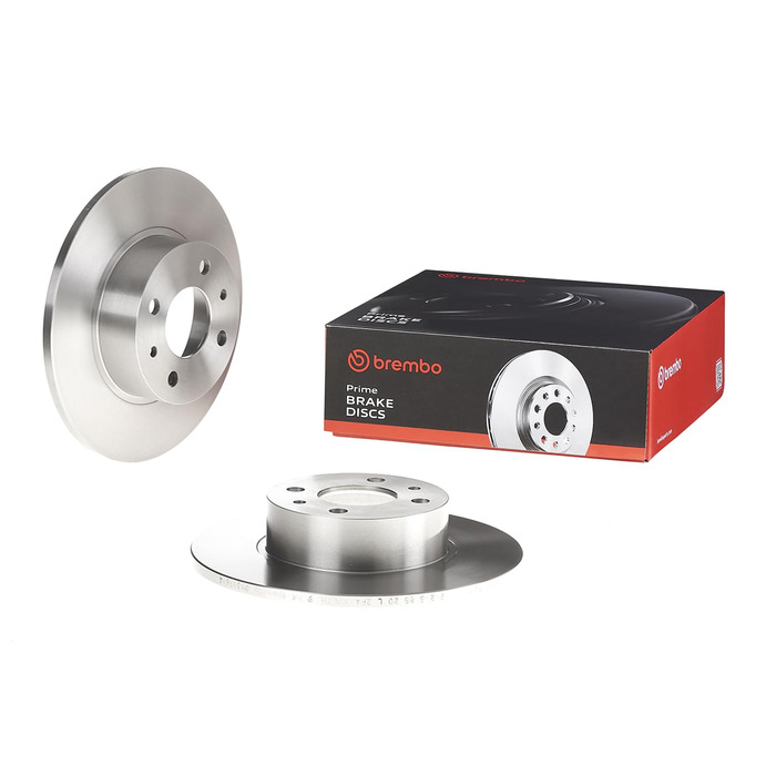 Гальмівні диски Brembo 08.3126.14 (комплект 2 шт.), чорні