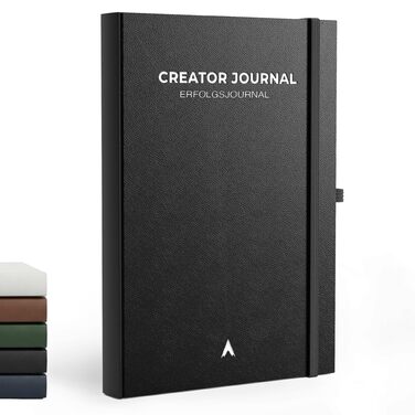 Щоденник успіху ОРІГІНАЛ - Книга-щоденник для фокусування, структурування та мотивації (вкл. відеокурс) Щоденник для дорослих, Планувальник, Книжковий щоденник, Щоденник (чорний)