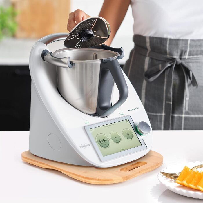 Розсувна дошка Cinnani для Thermomix TM6 TM5, дошка для Thermomix TM6 і TM5, ролетна дошка з бамбукового дерева, слайдер для аксесуарів Thermomix TM6 TM5 Pad Board - переміщення без зусиль