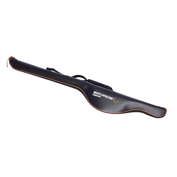 Водонепроникна сумка для вудилищ Savage Gear WPMP - міцна сумка для вудилищ для рибалок, захищає оснащені вудилища, великі блискавки та знімний плечовий ремінь, ідеально підходить для прісноводної та морської риболовлі, 140 см, чорний колір