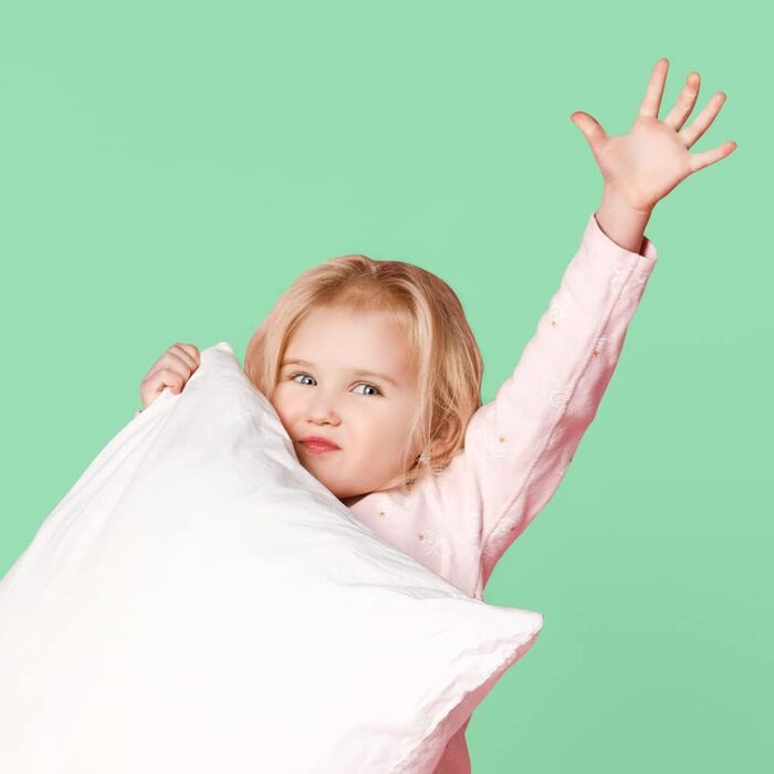 Дитяча подушка Celeep 2 - 33x46 см - Ідеальний розмір для дітей віком 2-5 років - М'яка, органічна бавовняна подушка для сну дітей