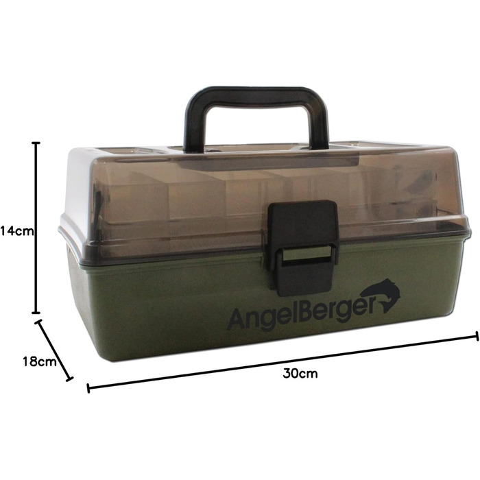 Ящик для риболовних снастей Angel Berger з рибальськими аксесуарами, рибальський кейс, базове рибальське спорядження, рибальський набір