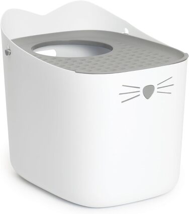 Котячий туалет Catit Pixi, сірий