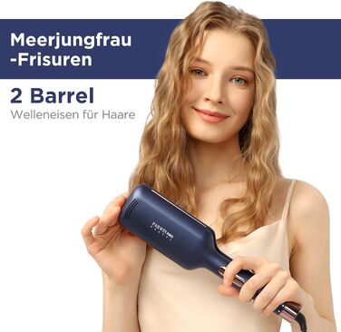 Стовбури русалки для волосся, плойка для великих локонів 32 мм, бігуді PARWIN PRO BEAUTY -Hair Curler, стайлер для завивки волосся