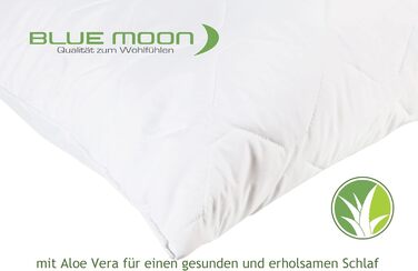Подушка BLUE MOON з алое вера 70x90, комфортна подушка для сну, дихаюча подушка від алергії, зимова та літня подушка, 100 зроблено в ЄС, 70x90 см