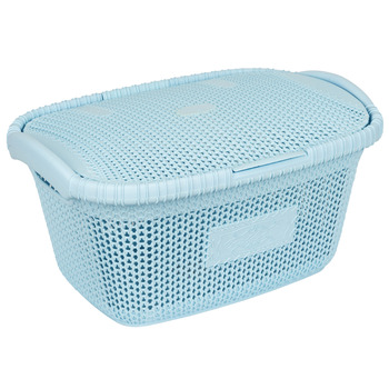 Кошик для білизни Violet House 1002 Віолетта Blue 28 л (6852878)