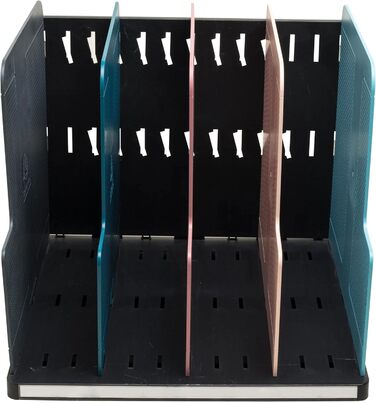 Артикул 390606D Вертикальна папка-картотека Modulotop з 5 роздільниками у скандинавському стилі для сортування пошти або документів формату A4 Розміри Глибина 30 x Ширина 28,8 x Висота 25,5 см різноманітні