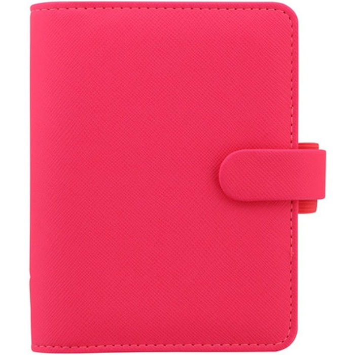 Троянда органайзера Filofax Pocket Saffiano fluro рожева