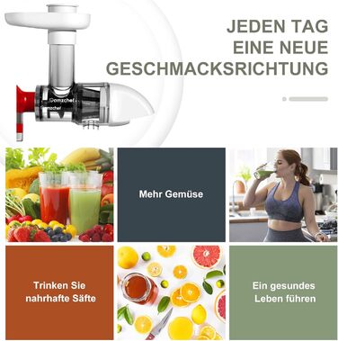 Аксесуари для соковижималки для KitchenAid Artisan - Набір аксесуарів для соковижималки KitchenAid - Аксесуари для соковижималки для овочів і фруктів (пристрій не входить в комплект, тільки аксесуари) - Білий