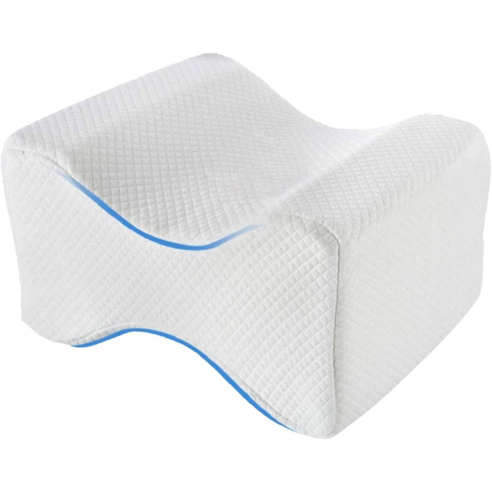 Ортопедична подушка для колін та ніг OrtoPrime - Подушка для колін для тих, хто спить на боці - Подушка для колін знімає тиск, зменшує напругу та виправляє поставу спини - Піна з ефектом пам&39яті