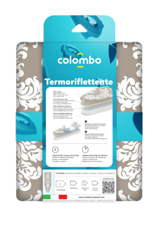Чохол для прасувальної дошки Colombo Thermoreflectant 150 x 55 см (COP630)