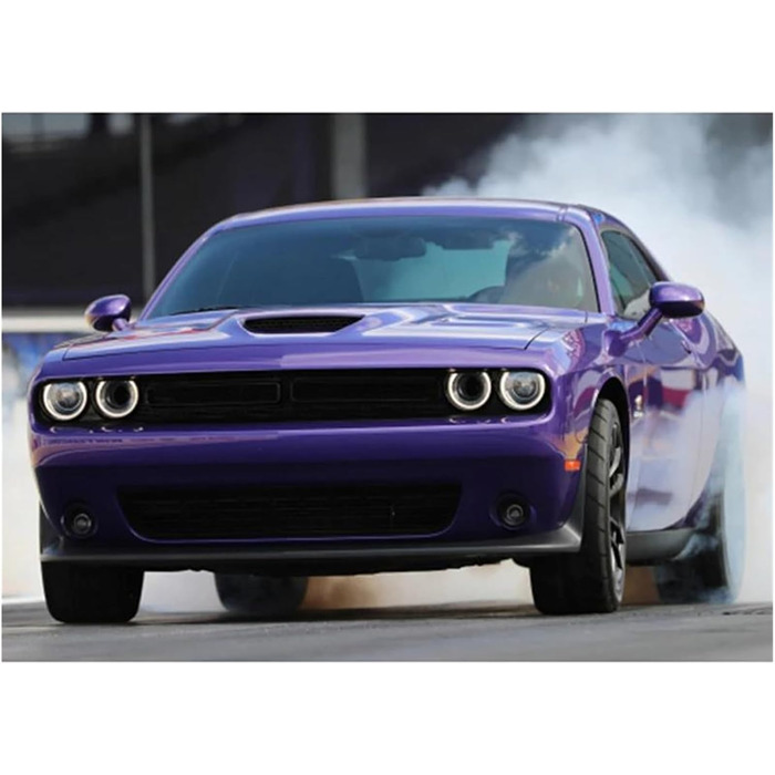 Передній спойлер для Dodge Для Challenger R/T Scat For Pack 2015 2016 2017 2018 2019-2022 Передній бампер Губна лопата Протектор Смуга Дифузор Спойлер Розгалужувач Протектор Губна осколок (колір жовтий)