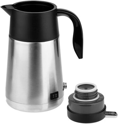 Портативний 1300 мл великої ємності 12/24 В автомобільний чайник вантажівка чайник водонагрівач пляшка для подорожей, приготування