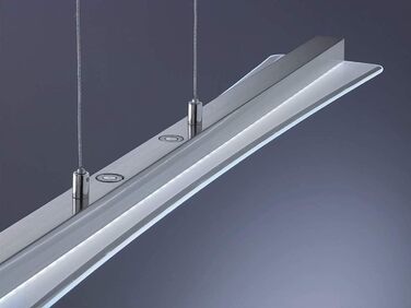 Стеля LED-підвіс Reality Leuchten Smash R32421107, матовий нікель, біле скло, 18 Вт