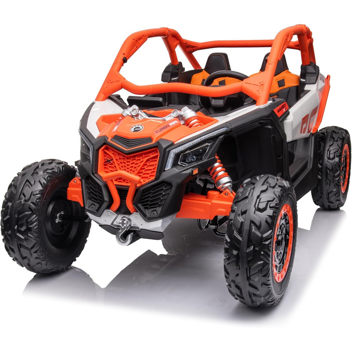 Дитячий електромобіль FINOOS Maverick Buggy 24V, дитячий автомобіль 2-місний, з пультом дистанційного керування 2.4GHz, 4 x мотор