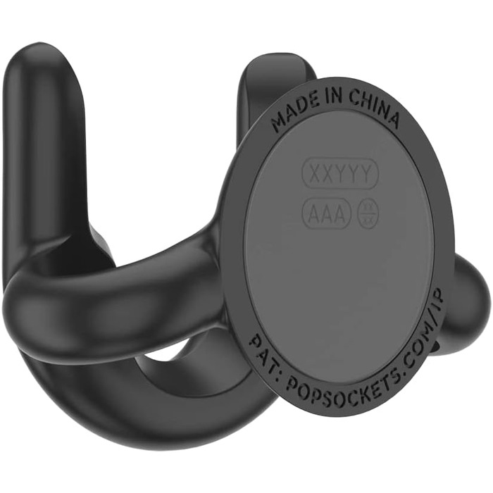 Багатоповерхневий тримач PopMount 2 для смартфонів і планшетів з функцією гучного зв'язку в автомобілі, вдома та в офісі - чорна п