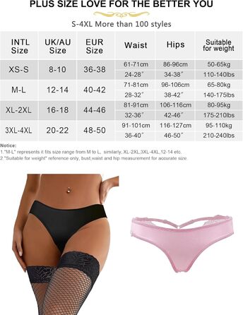 Жіночі сексуальні трусики-стрінги, бразильські трусики, мереживо, великі розміри, еротична білизна, Т-подібна спинка, жіноча білизна, пишні міні-трусики-бікіні, ML 1-чорний